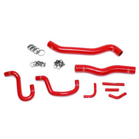 Thumbnail for HPS Reinforced Red Silicone Radiator + Heater Hose Kit Coolant for Hyundai 12-16 Genesis Coupe 3.8L V6 Left Hand Drive