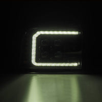 Thumbnail for AlphaRex 05-07 Ford Super Duty/Excursion NOVA-Series LED Projector Headlights Alpha-Blk w/Activ Ligh
