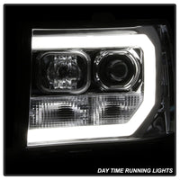 Thumbnail for Spyder GMC Sierra 1500/2500/3500 07-13 V2 Projector Headlights - Chrome PRO-YD-GS07V2-LBDRL-C