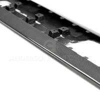 Thumbnail for Anderson Composites 2020 Ford Mustang Shelby GT500 Carbon Fiber Rocker Panel Splitters