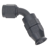 Thumbnail for DeatschWerks 6 AN Female Flare Swivel 60-Degree Hose End PTFE - Anodized Matte Black