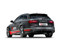 Thumbnail for Akrapovic 14-17 Audi RS6 Avant (C7) Evolution Line Cat Back (Titanium) w/ Carbon Tips