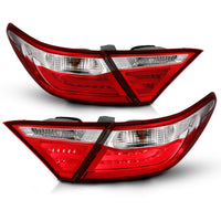 Thumbnail for ANZO 2015-2016 Toyota Camry LED Taillights Red/Clear