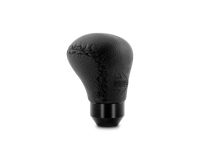 Thumbnail for Momo Anatomico Shift Knob - Black Leather, Black Stitching