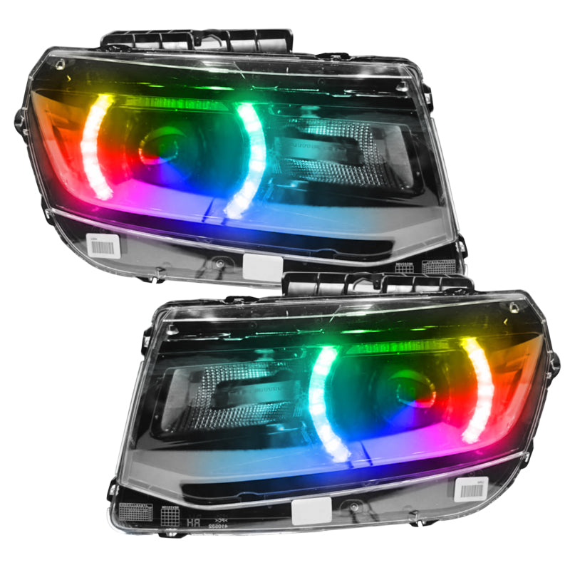 Oracle 14-15 Chevy Camaro RS Headlight DRL Upgrade Kit - ColorSHIFT w/ 2.0 Controller SEE WARRANTY