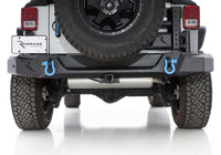 Thumbnail for Rampage 07-18 Jeep Wrangler JK (Incl. Unlimited) Trailguard Rear Bumper - Black