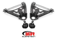 Thumbnail for BMR 64-72 A-Body Pro-Touring Upper A-Arms w/ Tall Ball Joint (Delrin) - Black Hammertone