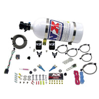 Thumbnail for Nitrous Express Dual Nozzle Sport Compact Nitrous Kit (35-50-75HP) w/10lb Bottle
