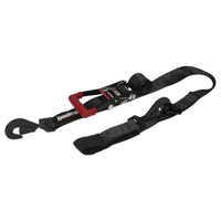 Thumbnail for SpeedStrap 2In x 8Ft Ratchet Tie Down w/ Flat Snap Hooks & Axle Strap Combo, Made in the USA