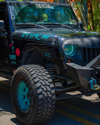 Thumbnail for Oracle 7in High Powered LED Headlights - Black Bezel - ColorSHIFT No Controller SEE WARRANTY