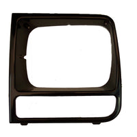 Thumbnail for Omix LH Black Headlight Bezel 97-01 Jeep Cherokee (XJ)