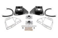 Thumbnail for BMR Suspension 82-92 Chevy Camaro Caster/Camber Plates w/ Lockout Plates - Black Hammertone
