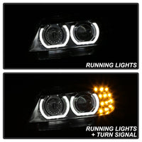 Thumbnail for Spyder 09-12 BMW E90 3-Series 4DR HID w/ AFS Only - LED Turn - Black - PRO-YD-BMWE9009-AFSHID-BK