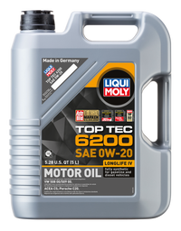 Thumbnail for LIQUI MOLY 5L Top Tec 6200 Motor Oil SAE 0W20