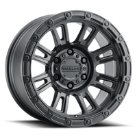 Thumbnail for Raceline 956B Compass 17x9in / 5x127 BP / -12mm Offset / 78.1mm Bore - Satin Black Wheel