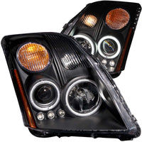 Thumbnail for ANZO 2007-2012 Nissan Sentra Projector Headlights Black