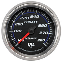 Thumbnail for Autometer Cobalt 66.7mm 140-280 Degree F Mechanical Oil Temperature Gauge