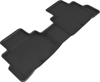 Thumbnail for 3D MAXpider 19-21 Nissan Murano Kagu 2nd Row Floormats - Black