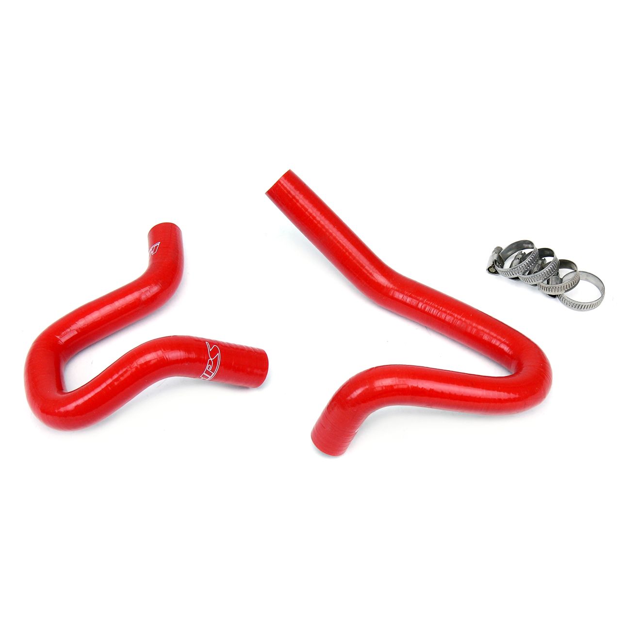 HPS Reinforced Red Silicone Heater Hose Kit Coolant for Hyundai 10-14 Genesis Coupe 2.0T Turbo 4Cyl