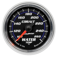 Thumbnail for Autometer Cobalt 52mm 100-260 Deg F Electronic Water Temp Gauge