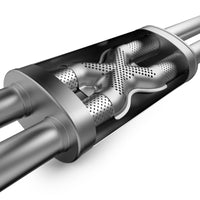 Thumbnail for MagnaFlow 14 Toyota Tundra V8 4.6L/5.7L Stainless Cat Back Exhaust Dual Split Rear Exit