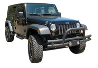 Thumbnail for Rampage 2007-2018 Jeep Wrangler(JK) Double Tube Bumper Front - Black