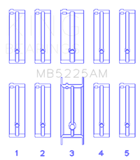 Thumbnail for King Mazda 626 F8 (Size STD) Main Bearing Set