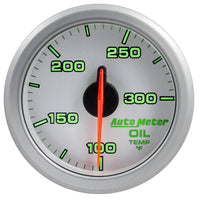 Thumbnail for Autometer Airdrive 2-1/6in Oil Temp Gauge 100-300 Degrees F - Silver