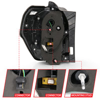 Thumbnail for ANZO 2014-2020 Toyota 4Runner T.L Black Housing Smoke Lens Red Light Bar W/Sequential