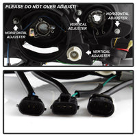 Thumbnail for Spyder Toyota Sienna 2011-2014  Projector Headlights - DRL LED - Black PRO-YD-TSEN11-DRL-BK