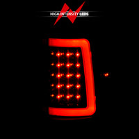Thumbnail for ANZO 2004-2006 Ford F-150 LED Tail Lights w/ Light Bar Black Housing Smoke Lens