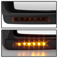 Thumbnail for Xtune Ford F150 07-14 Power Heated Amber LED Signal Telescoping Mirror Left MIR-FF15007S-PWH-AM-L