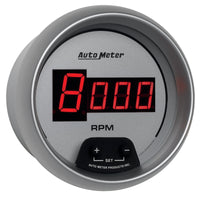 Thumbnail for AutoMeter Gauge Tach 3-3/8in. 10K RPM In-Dash Digital Silver Dial W/ Red Led