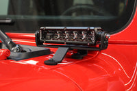 Thumbnail for Go Rhino 18-20 Jeep Wrangler JL/JLU/Gladiator JT Light Mount - Two 6in Single Tow