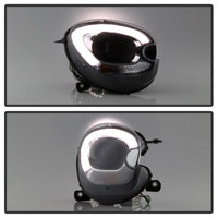 Thumbnail for Spyder Mini Cooper Countryman 11-15 Headlights - Halogen Model Only - Black PRO-YD-MCO11-DRL-BK