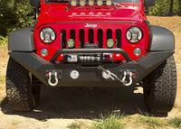 Thumbnail for Rugged Ridge Spartan Front Bumper HCE W/Overrider 07-18 Jeep Wrangler JK