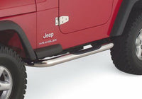 Thumbnail for Rampage 1987-1995 Jeep Wrangler(YJ) 3 Inch Round Nerf Bar - Polished