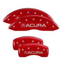 Thumbnail for MGP 4 Caliper Covers Engraved Front & Rear MGP Red finish silver ch