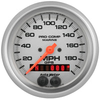 Thumbnail for Autometer Gauge GPS Speedometer 3-3/8in 200 MPH Marine Silver Gauge