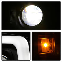 Thumbnail for Spyder Ford F-250 99-04/Excursion 00-04 1 Piece LED Headlights - Black PRO-YD-FF25099V2PL-BK