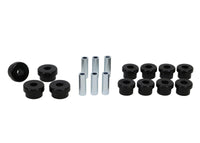 Thumbnail for Whiteline Plus 88-00 Honda Civic / 88-9/95 CRX Rear Control Arm - Lower Inner & Outer Bushing Kit