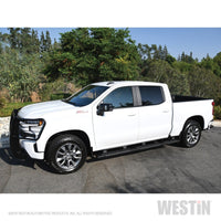 Thumbnail for Westin 2019 Chevrolet Silverado/Sierra 1500 Crew Cab (5.5ft) R5 Modular Nerf Step Bars - Black