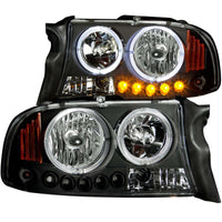 Thumbnail for ANZO 1997-2004 Dodge Dakota Projector Headlights w/ Halo Black 1 pc
