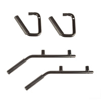 Thumbnail for Rugged Ridge Steel Grab Handles F/R Kit Black 07-18 Jeep Wrangler JK/JKU