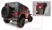Thumbnail for Bushwacker 07-18 Jeep Wrangler Trail Armor Rear Corners - Black