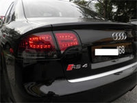 Thumbnail for Spyder Audi A4 4Dr 06-08 LED Tail Lights Red Clear ALT-YD-AA406-G2-LED-RC