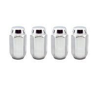 Thumbnail for McGard Hex Lug Nut (Cone Seat) M12X1.75 / 13/16 Hex / 1.815in. Length (4-Pack) - Chrome