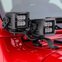 Thumbnail for Go Rhino 18-20 Jeep Wrangler JL/JLU/Gladiator JT Light Mount - Two 3in Cubes Offset