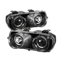 Thumbnail for Spyder Acura Integra 94-97 Projector Headlights LED Halo -Black High H1 Low 9006 PRO-YD-AI94-HL-BK
