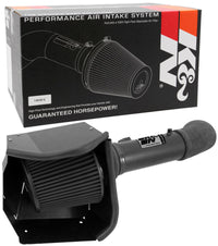 Thumbnail for K&N 11-13 Ford F250/F350/F450/F550 Super Duty 6.7L V8 DSL Black Performance Intake Kit